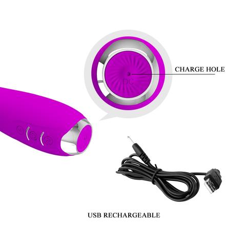 Electro Shock G-Spot Vibrator - Hector - Purple