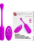 Remote Vibrating Love Egg - Lechies - Purple - K. P.