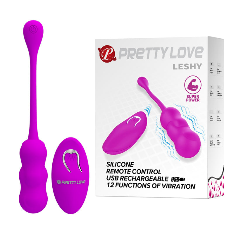 Remote Vibrating Love Egg - Leshy - Purple - K. P.