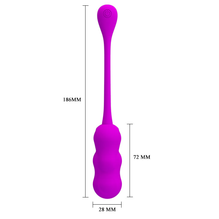 Remote Vibrating Love Egg - Leshy - Purple - K. P.