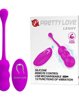 Remote Vibrating Love Egg - Leshy - Purple - K. P.