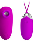 Remote Control Sucking Love Egg - Orthius - Purple