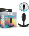 Anal Adventures - Platinum Silicone Vibra Slim Plug - Medium