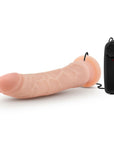 Dr Skin - 8.5" Vibrating Realistic Cock with Suction - Vanilla