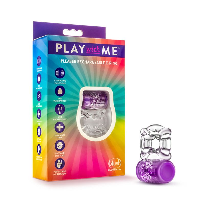 Play with Me - Pleaser Rechargeable C Ring - Purple