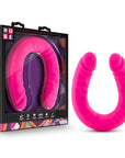 Ruse - Silicone Slim 18" Double Dong - Hot Pink