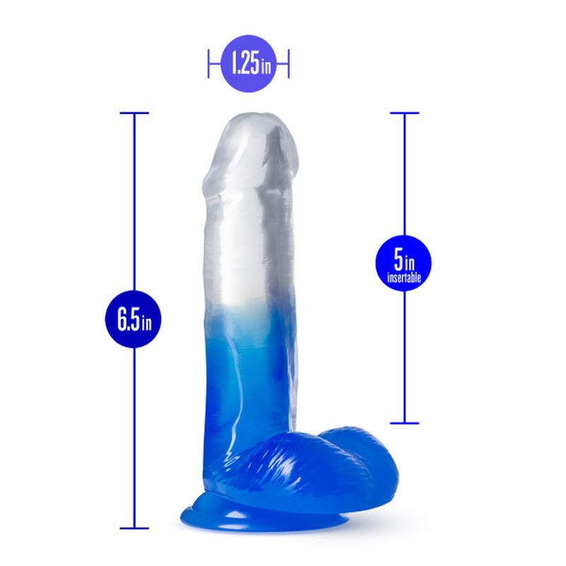 B Yours - Morning Dew 6 Inch Dildo - Stella Blue - K. P.