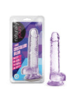 Naturally Yours - 7" Crystaline Dildo - Amethyst - K. P.