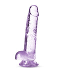 Naturally Yours - 7" Crystaline Dildo - Amethyst - K. P.