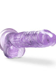 Naturally Yours - 7" Crystaline Dildo - Amethyst - K. P.