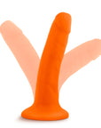 Neo - 6" Dual Density Cock - Neon Orange