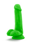 Neo - Dual Density Cock With Balls 6 Inch - Neon Green - K. P.