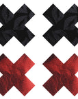 Stolen Kisses X Pasties - Black/Red - K. P.