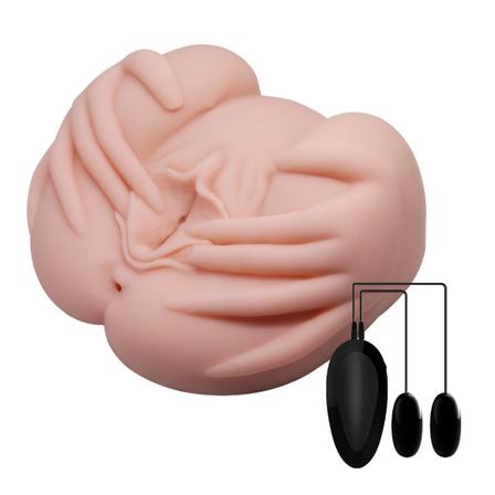 Vagina and Anal Masturbator - Hands-On - Flesh - K. P.