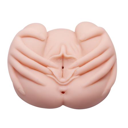 Vagina and Anal Masturbator - Hands-On - Flesh - K. P.