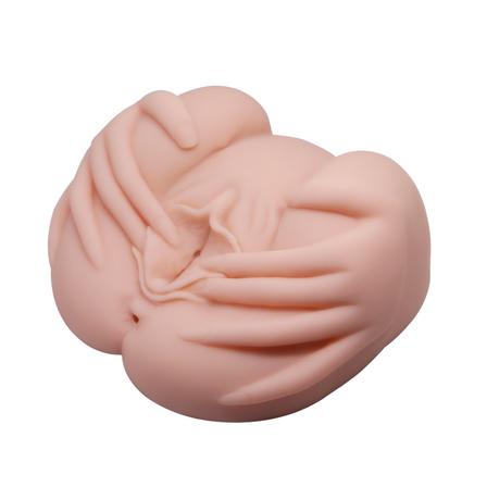 Vagina and Anal Masturbator - Hands-On - Flesh - K. P.