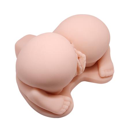 Vagina And Anal Masturbator - All Fours - Flesh - K. P.