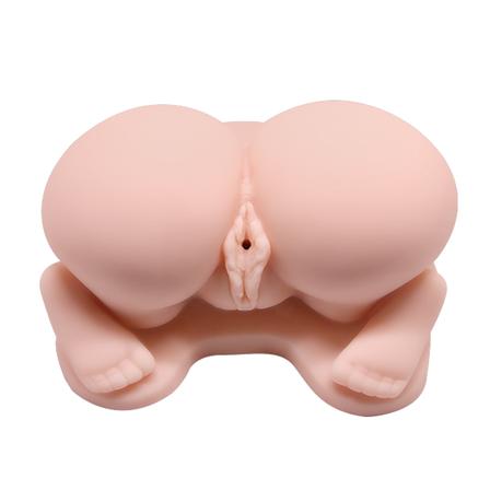 Vagina And Anal Masturbator - All Fours - Flesh - K. P.