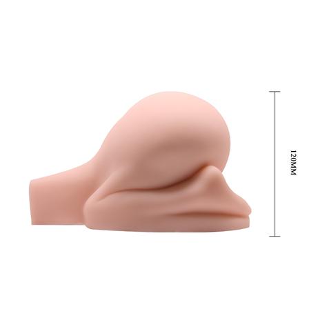 Vagina And Anal Masturbator - All Fours - Flesh - K. P.