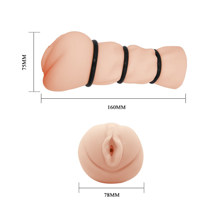 Pocket Pussy 3D Vagina - Flesh - K. P.