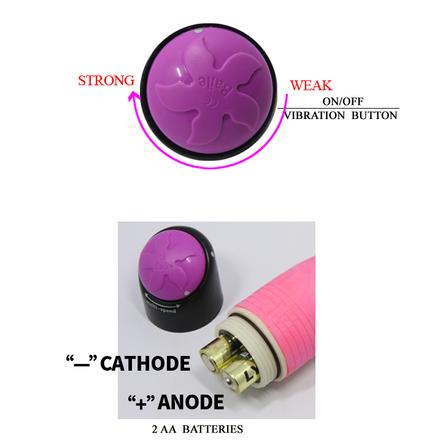 Multi Speed Vibrator - Pink - K. P.