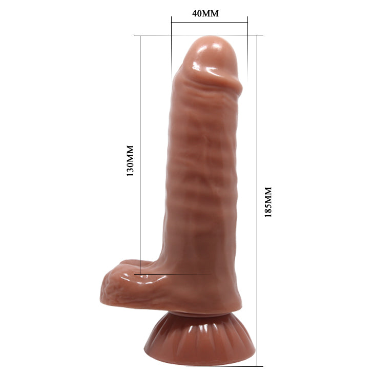 Beautiful Encounter - Maddox Dildo - Light Brown - K. P.