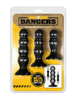 Bangers Silicone Ass Training Kit 3 Pieces - Black