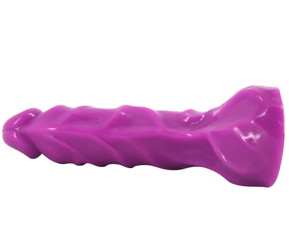Thick Realistic Penis Dildo - Purple