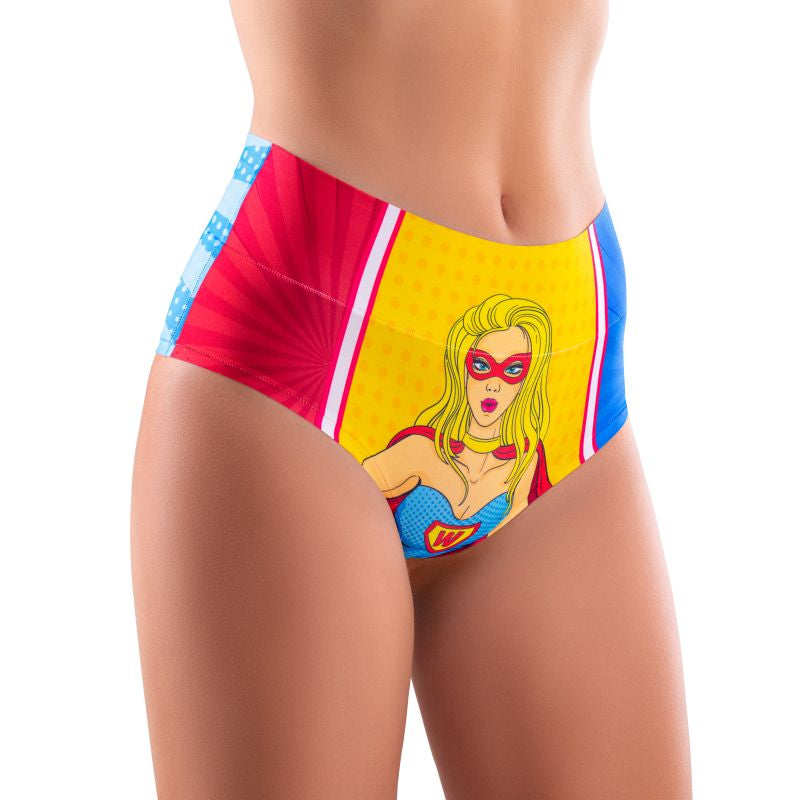 Comics Wonder Girl Hi-Briefs - Multi Coloured