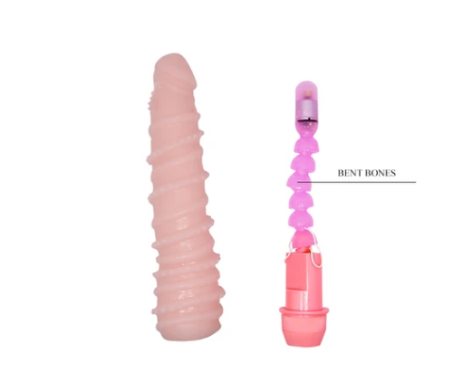 Flexi Vibe - Sensual Spine - Flesh - K. P.