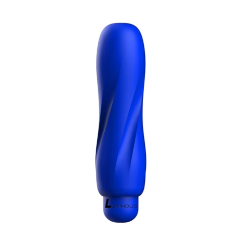 Luminous ABS Bullet With Silicone Sleeve 10-Speeds - Ella - Royal Blue