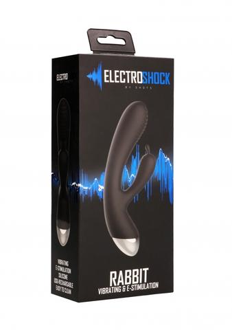 Electroshock - E-Stimulation Rabbit Vibrator - Black