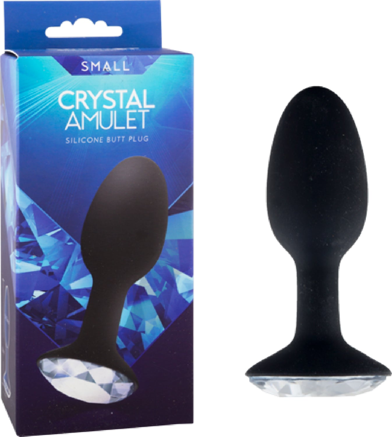 Crystal Amulet Silicone Butt Plug - Small