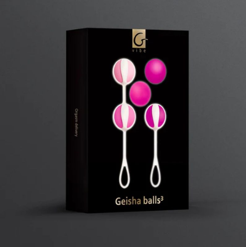 Gvibe - Geisha Balls 3 - Sugar Pink