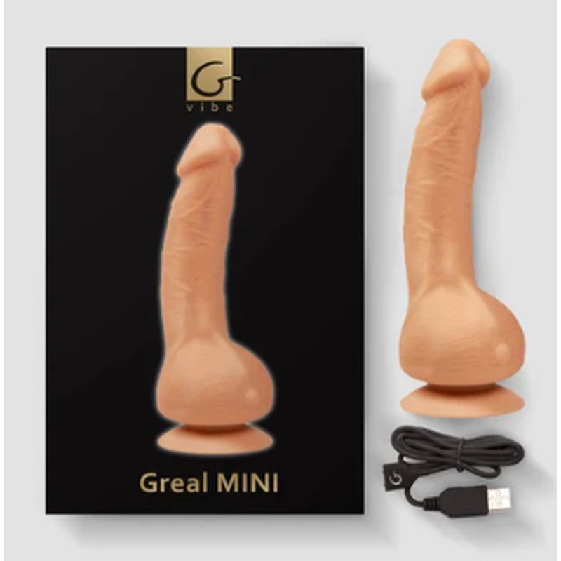 Gvibe - Greal MINI with Suction Cup - Flesh