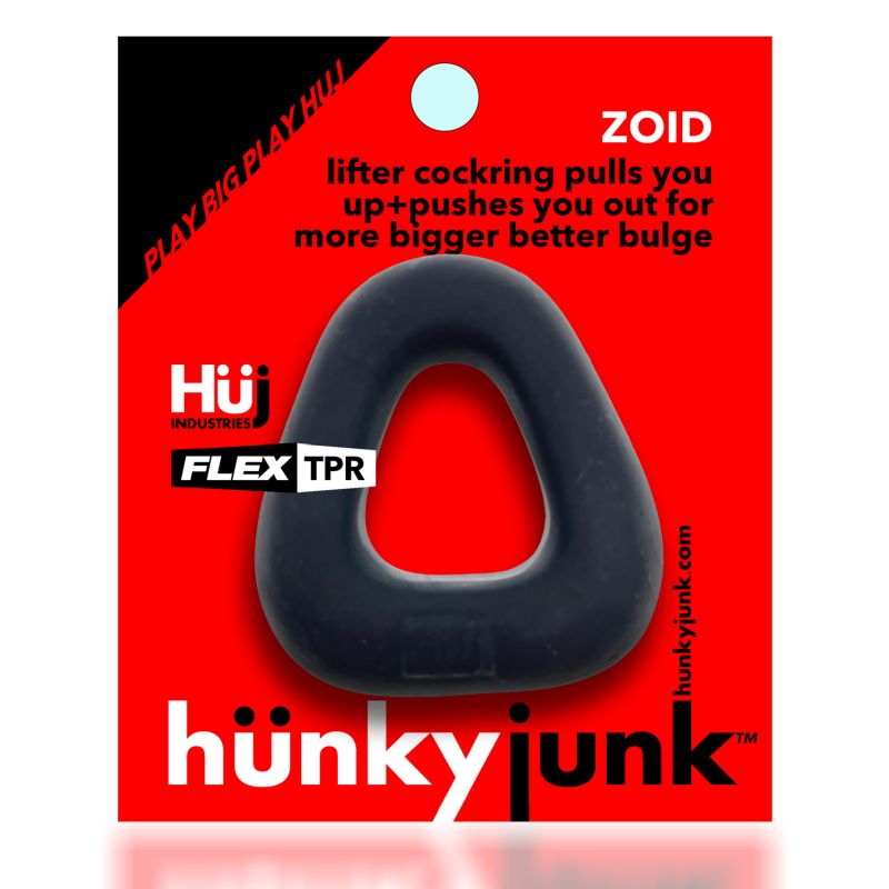 Hunkyjunk - Zoid Trapaziod Lifter Cockring - Tar Ice