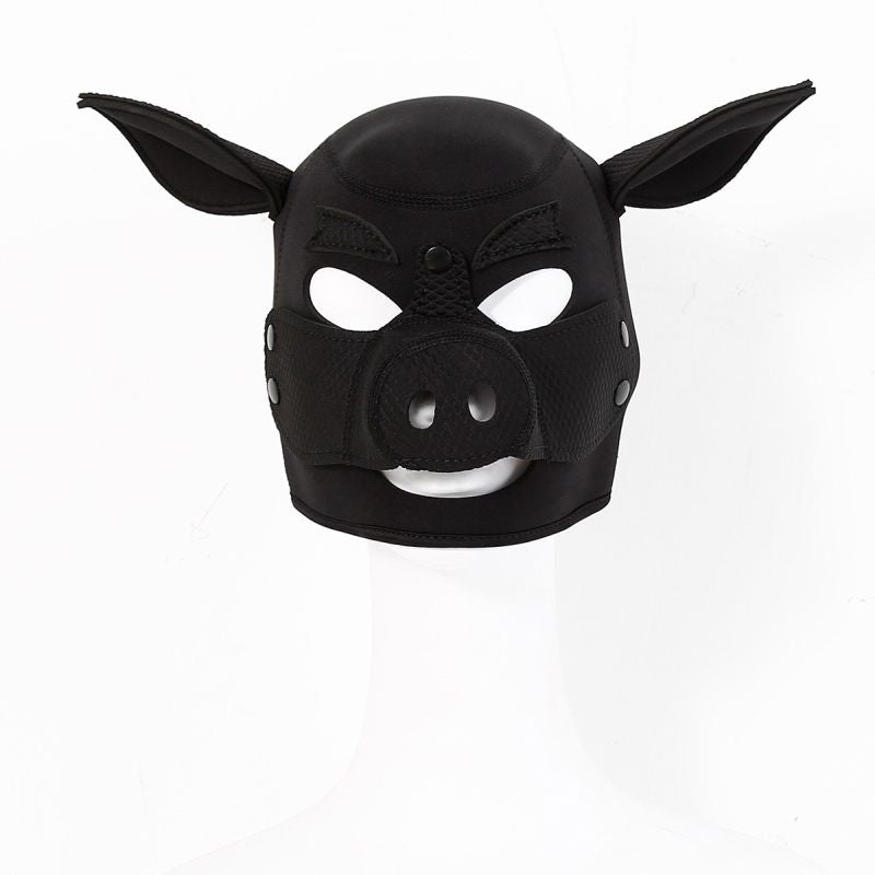 Neoprene Pig Mask - Black - K. P.