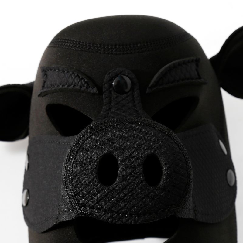 Neoprene Pig Mask - Black - K. P.