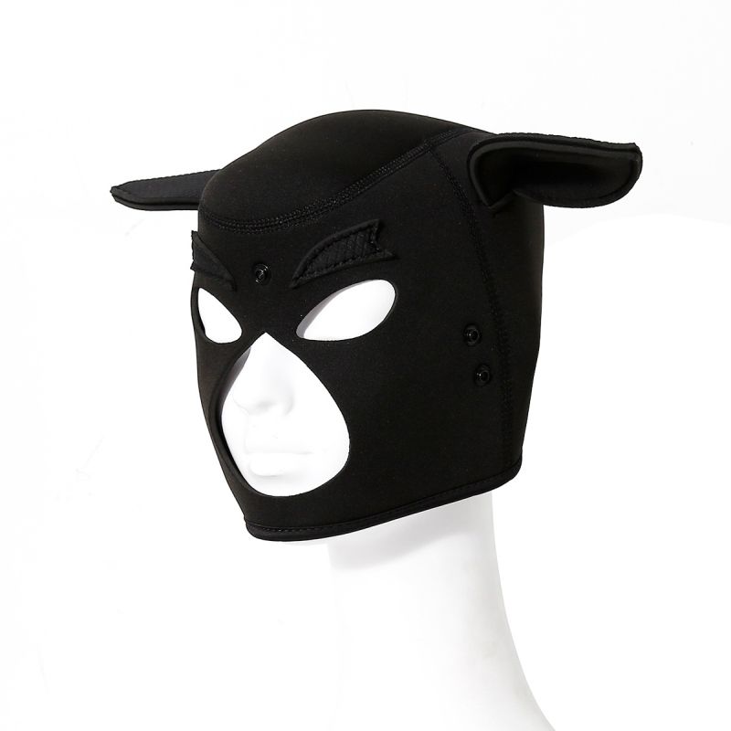 Neoprene Pig Mask - Black - K. P.