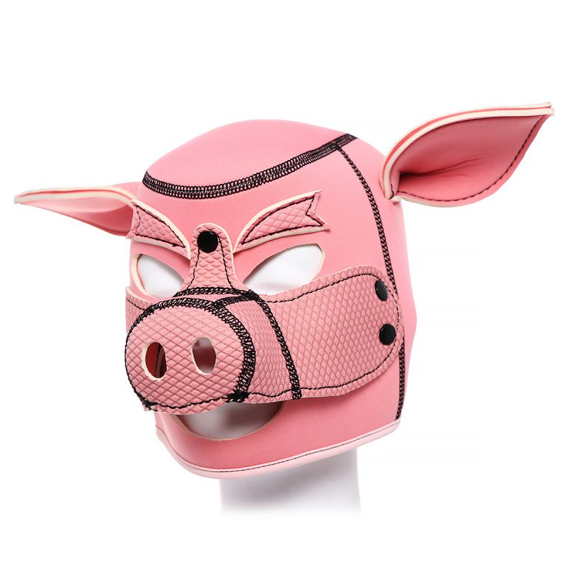 Neoprene Pig Mask - Pink - K. P.