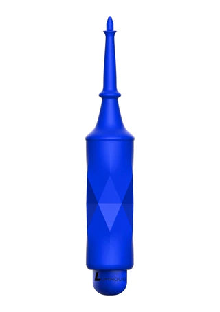 Luminous ABS Bullet With Silicone Sleeve 10-Speeds - Circe - Royal Blue