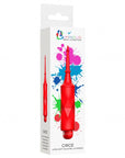 Luminous ABS Bullet With Silicone Sleeve 10-Speeds - Circe - Red