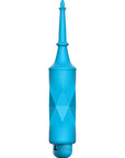 Luminous ABS Bullet With Silicone Sleeve 10-Speeds - Circe - Turquoise