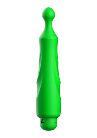 Luminous ABS Bullet With Silicone Sleeve 10-Speeds - Dido - Green