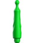 Luminous ABS Bullet With Silicone Sleeve 10-Speeds - Dido - Green