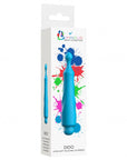 Luminous ABS Bullet With Silicone Sleeve 10-Speeds - Dido - Turquoise