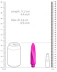 Luminous ABS Bullet With Silicone Sleeve 10-Speeds - Myra - Fuchsia