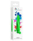 Luminous ABS Bullet With Silicone Sleeve 10-Speeds - Myra - Green