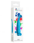 Luminous ABS Bullet With Silicone Sleeve - Zoe - Turquoise