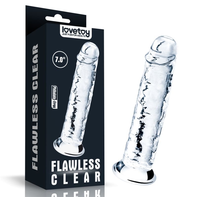 Dildo - Flawless 7&quot; - Clear